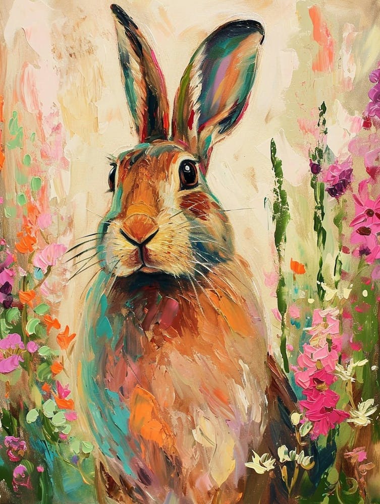 Belgian Hare Painting 4