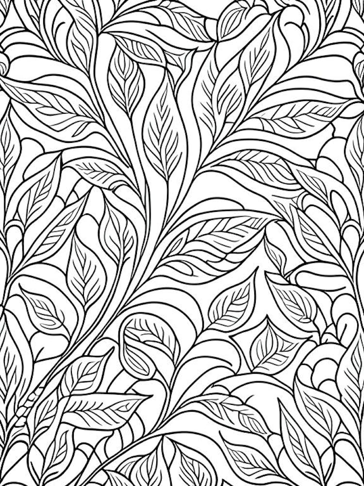 Tea Leaf William Morris Inspired 2