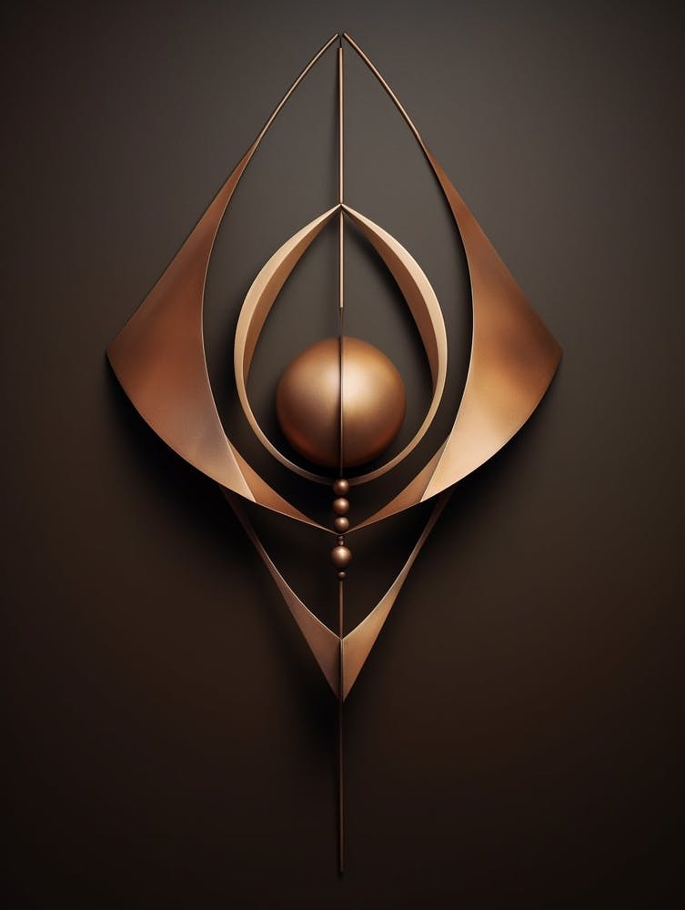 Minimalist Geometry Abstract Illustration 11