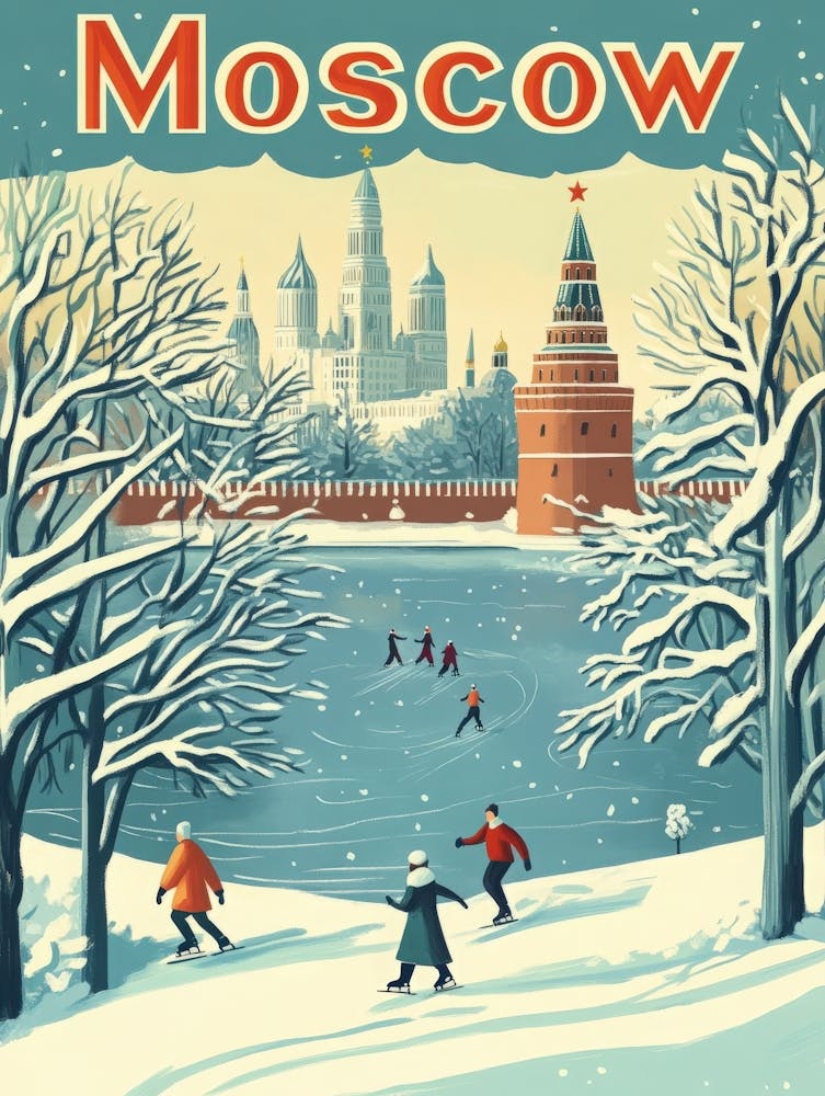 Aihrgdesign A Mid Century Modern Travel Poster For Moscow Sho 42d9c306 2cdc 40fc 8c4c 77d255a3ca41 0
