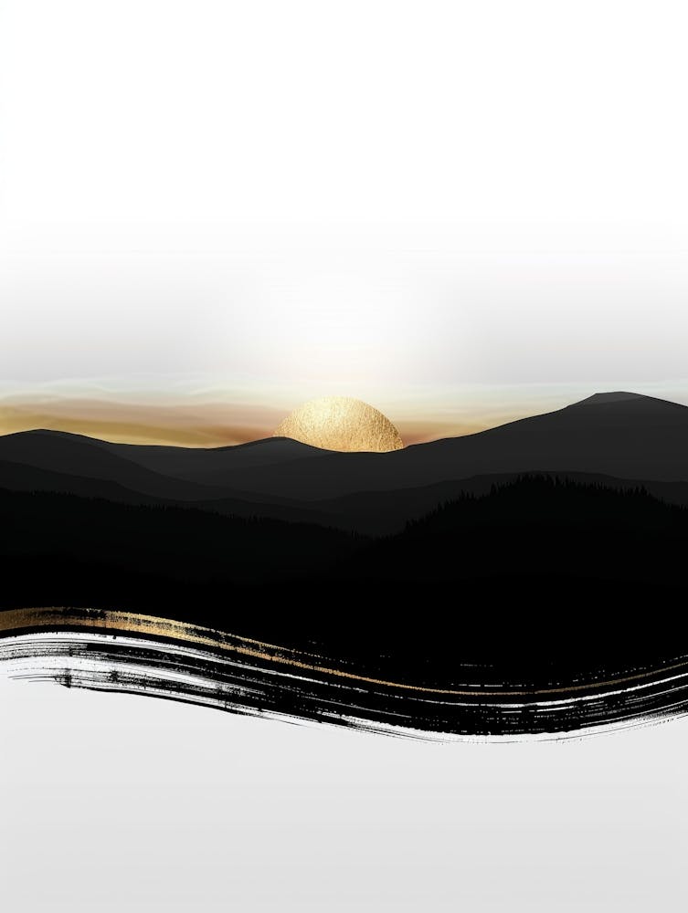 Sunset Over The Mountains 5