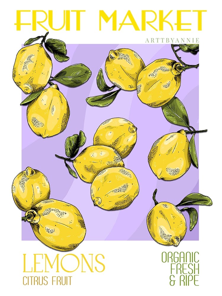 Lemon Fruit Market
