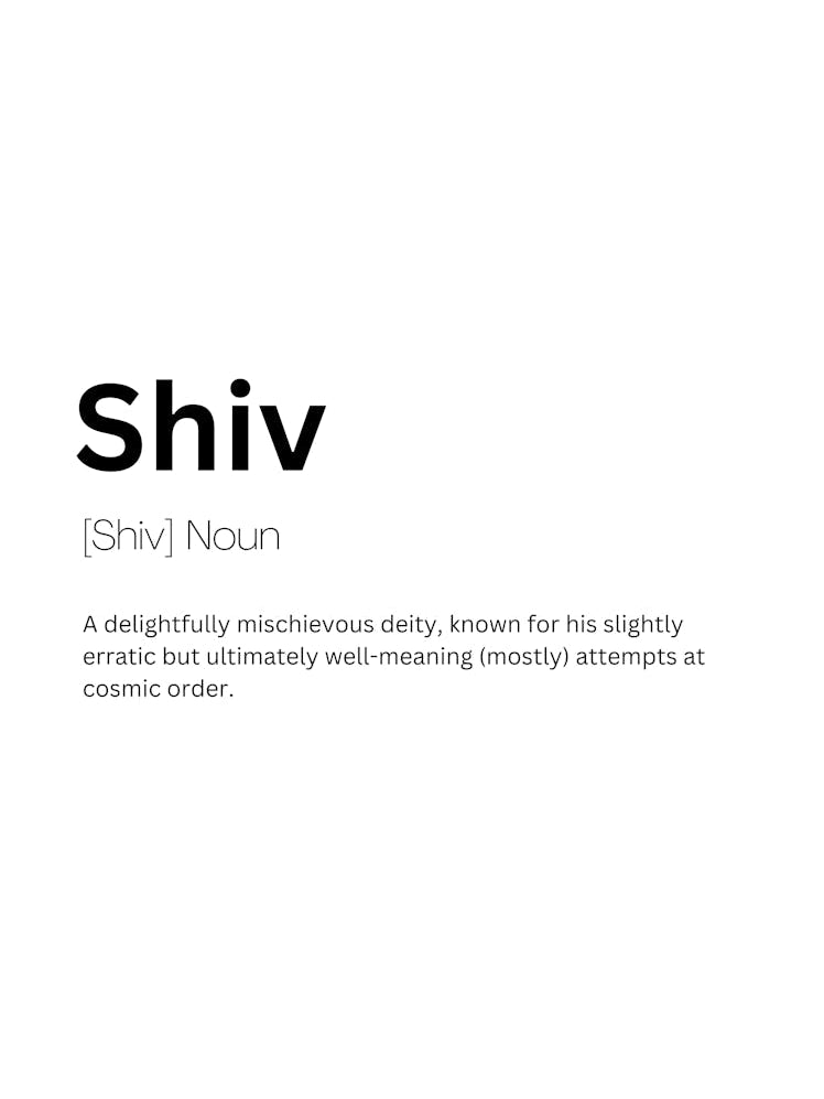 Shiv Definition Meaning