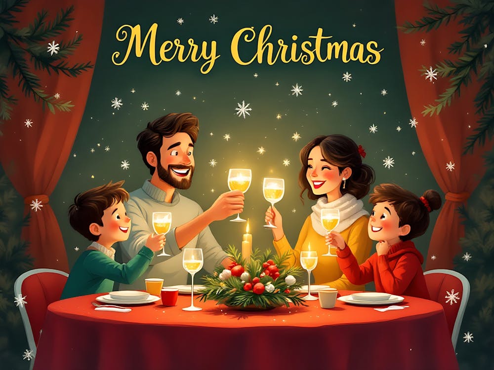 Christmas Dinner With Family