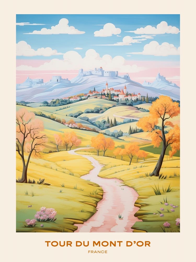 Tour Du Mont D Or France 2 Hike Poster