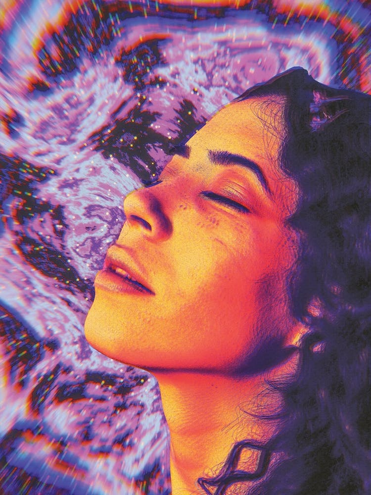 Science Fantasy Retro Galaxy Portrait