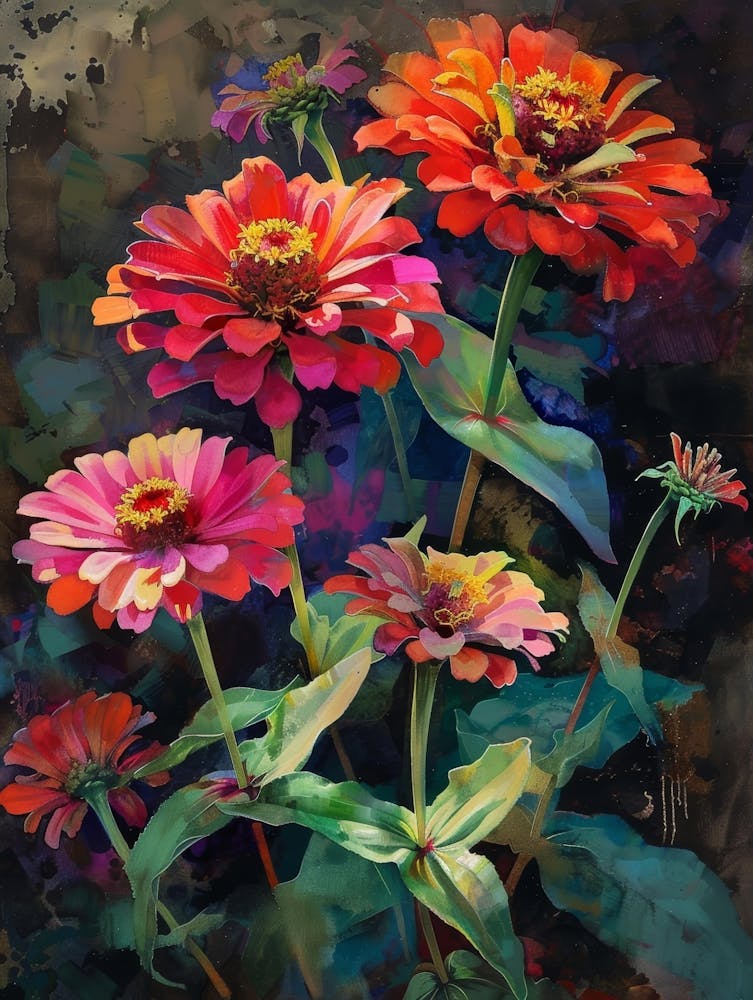 Zinnias 1