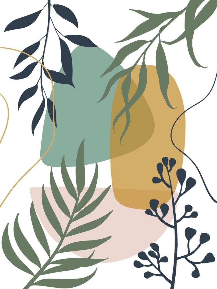 Abstract Leaf Design