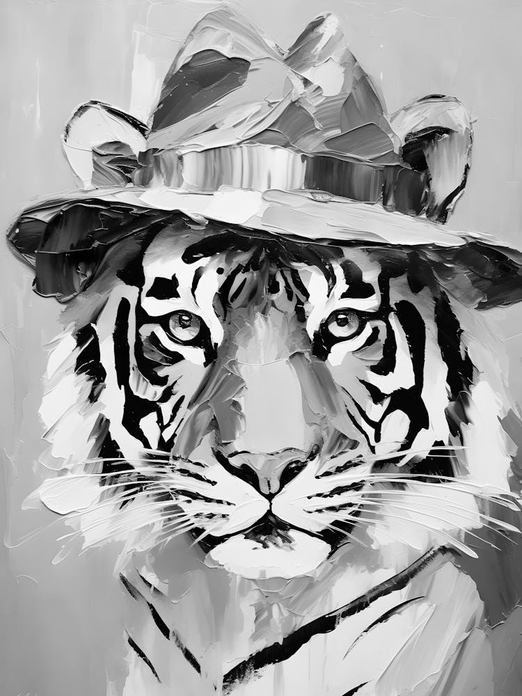 Tiger In Hat 1