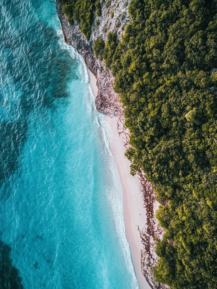 Aerial View Of A Tropical Beach 21