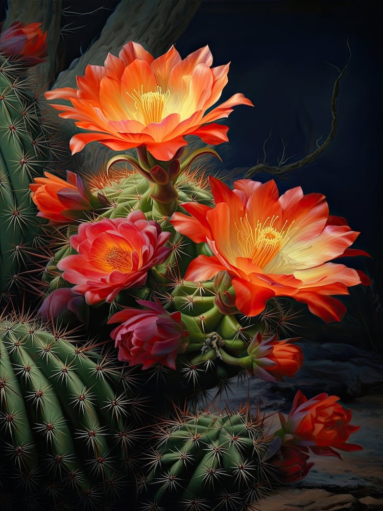 Rebutia Cactus On A Window  3