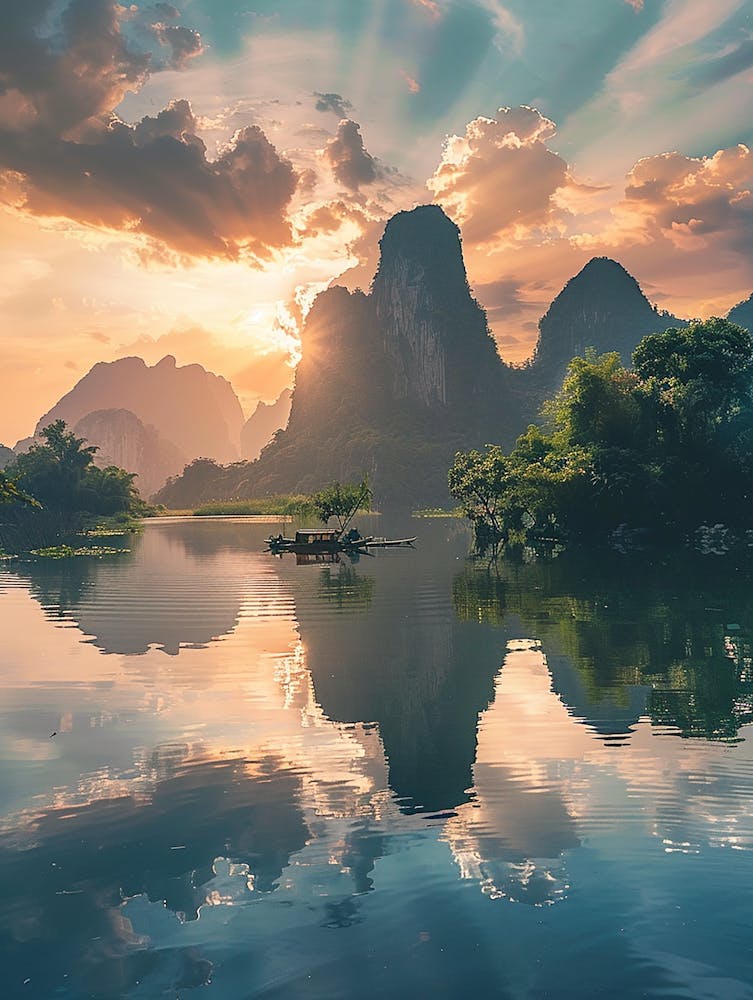 Sunrise In Liu Yin