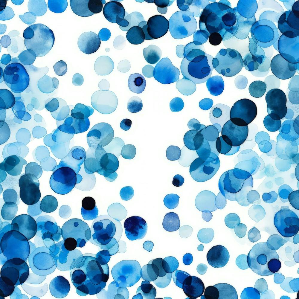 Watercolor Polka Dots Background