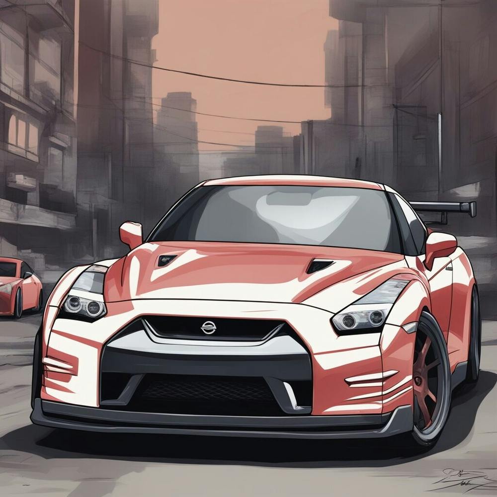 Nissan Gtr, street racing