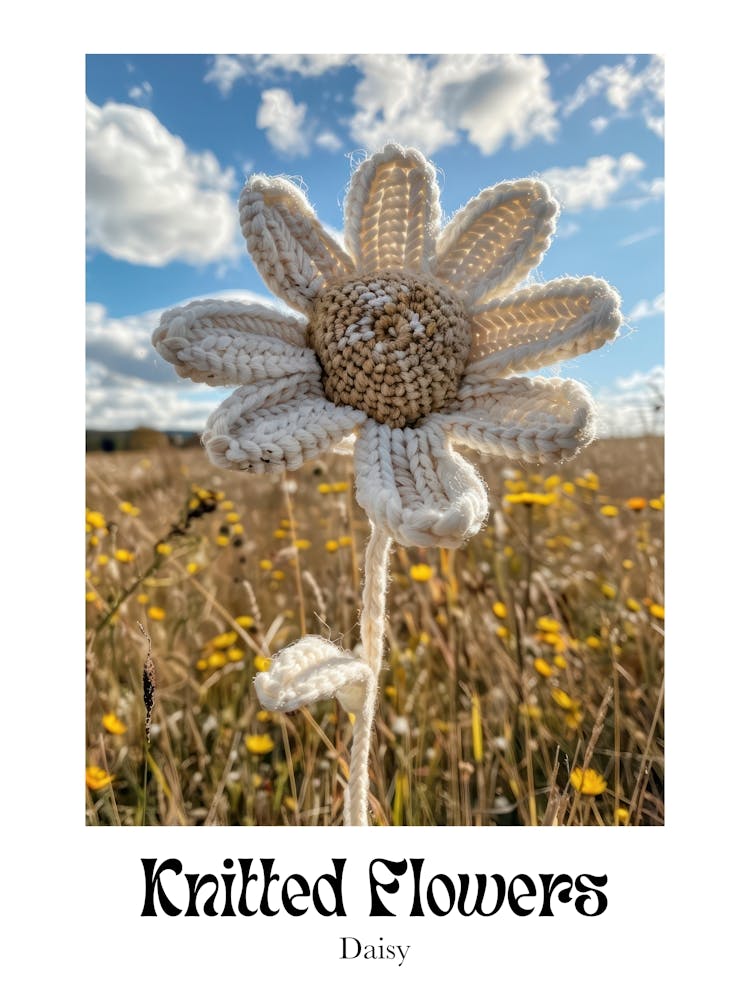 Marguerite Tricotée 4