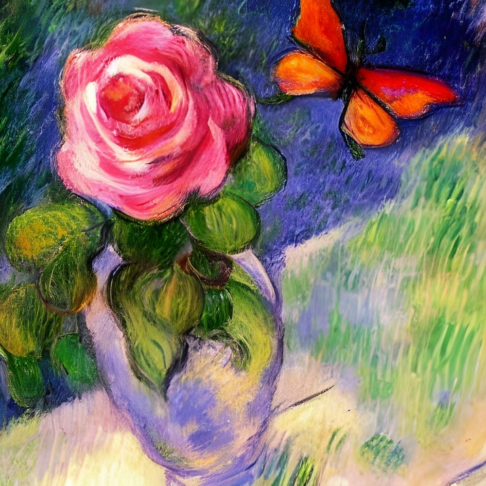 the program relationship of a flower and the butterfly