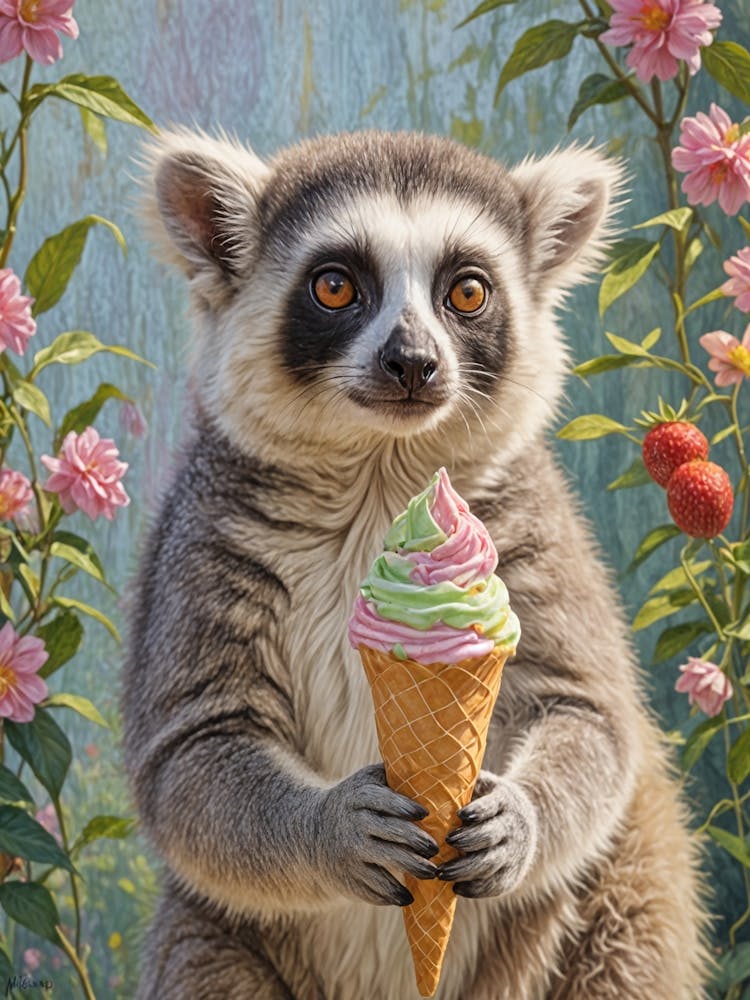 Eiswaffel-Lemur Nr. 2