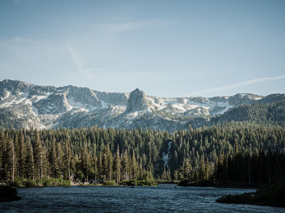 Crystal Crag From Twin Lakes Desaturated
