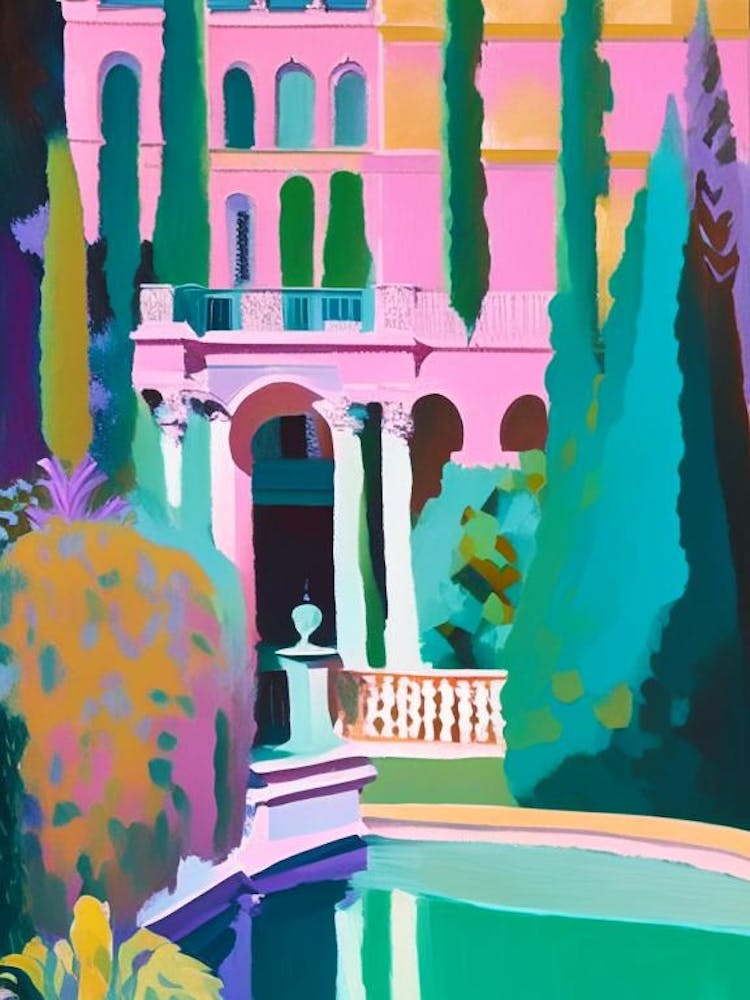 Villa D Este, 1, Italy Abstract Still Life