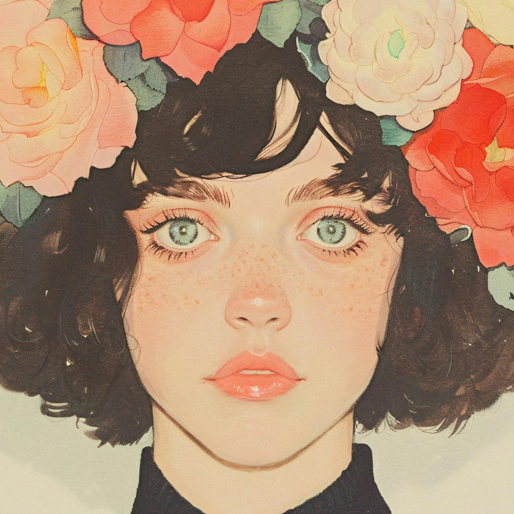 Editoriale Kunst Weißer Hintergrund Kyleigh 2