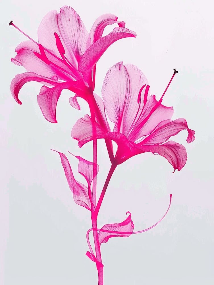 Hot Pink Lily 1