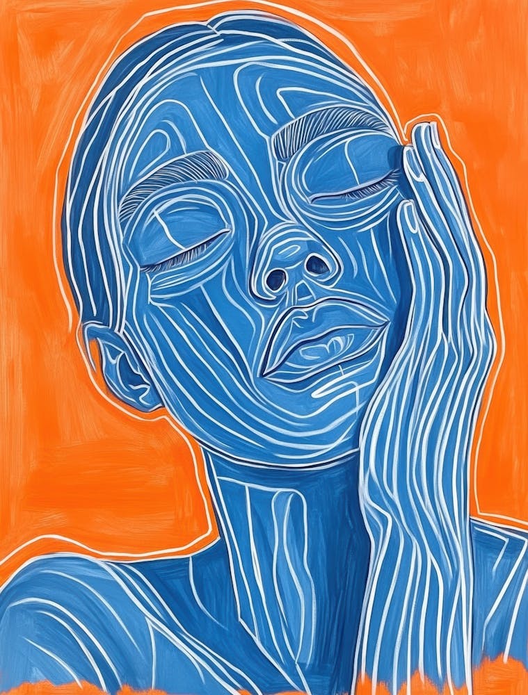 Blue Face 10