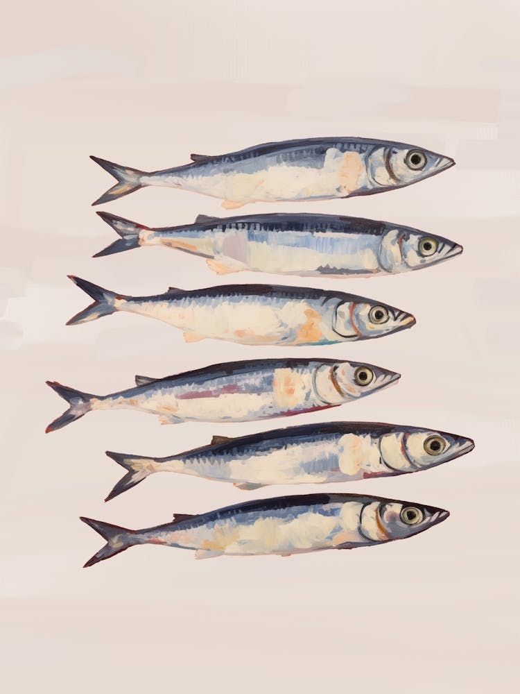 Sardines In Blush Pink
