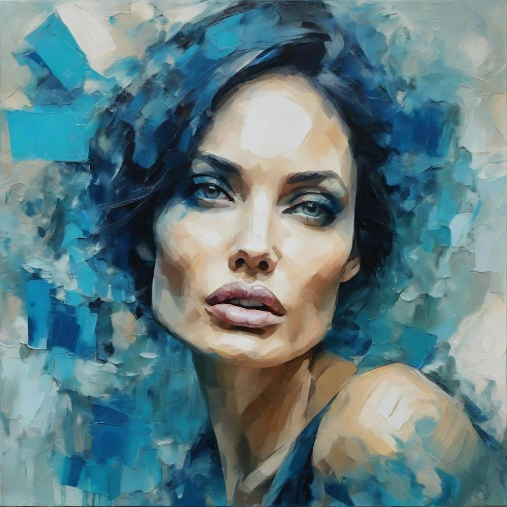 Angelina Jolie abstract