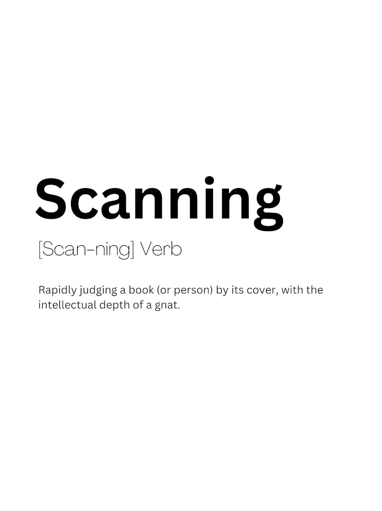 Scanning Definition Bedeutung 1