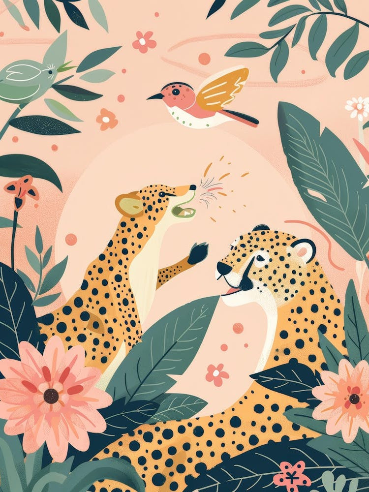 Cheetahs In The Jungle