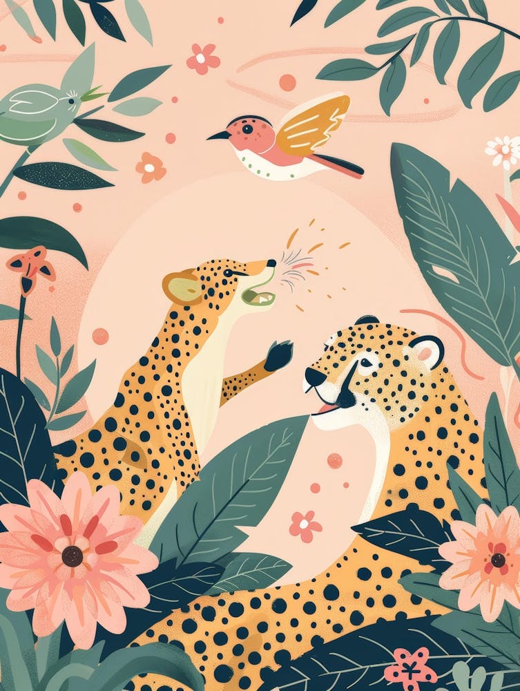 Cheetahs In The Jungle