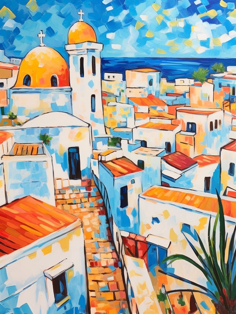 Sousse Tunisia 1 Fauvist Painting