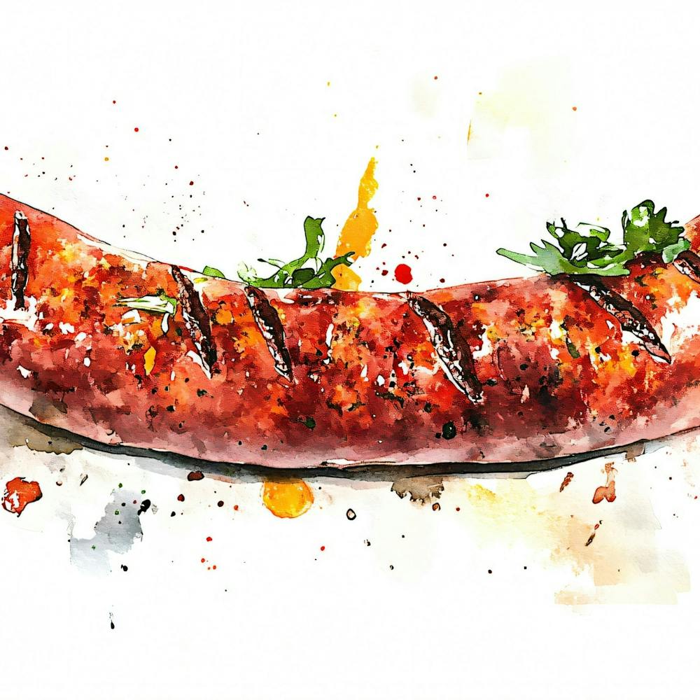 Sausage Illustration