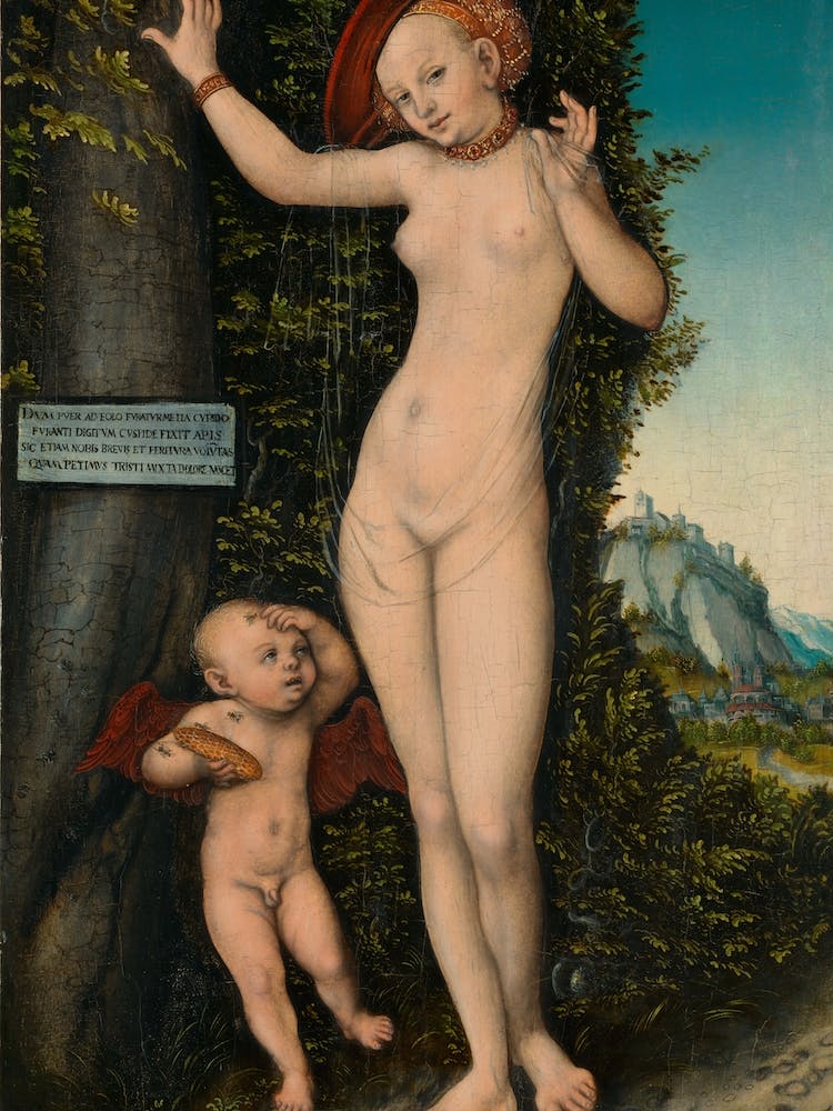 Venus And Cupid, Lucas Cranach the Elder