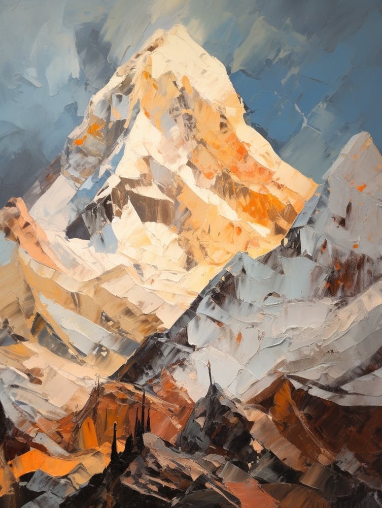Kala Patthar Nepal 3 Mountain Painting