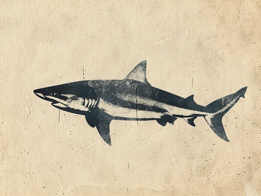 Bigeye Thresher Grey Silhouette 5
