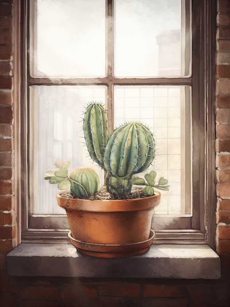 Peyote Kaktus Fenster 4