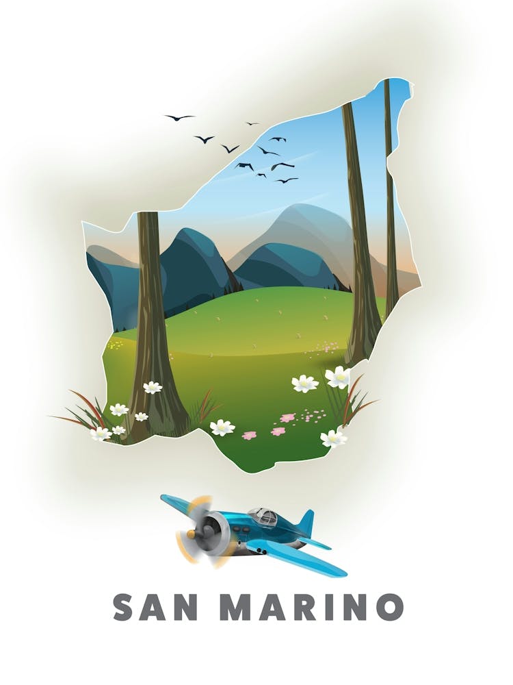 San Marino Travel map