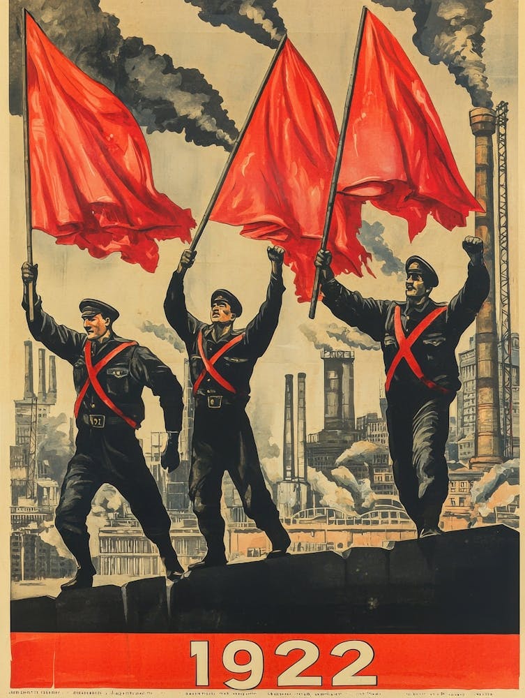 Aihrgdesign A Vintage Political Poster Marking The Formation 20