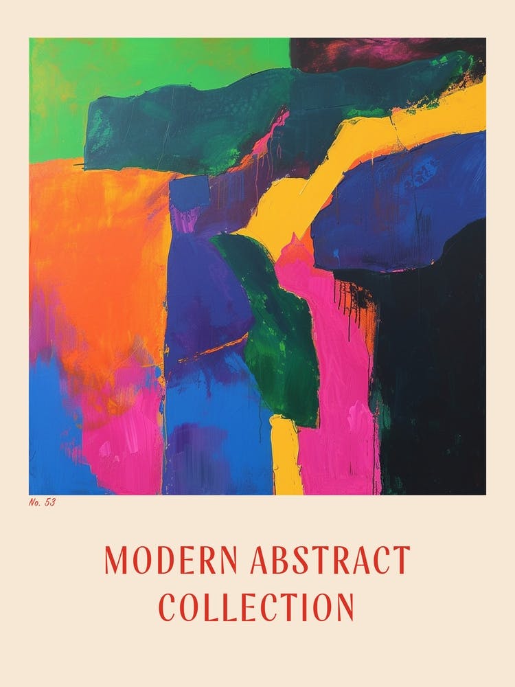Modern Abstract Collection Poster 53
