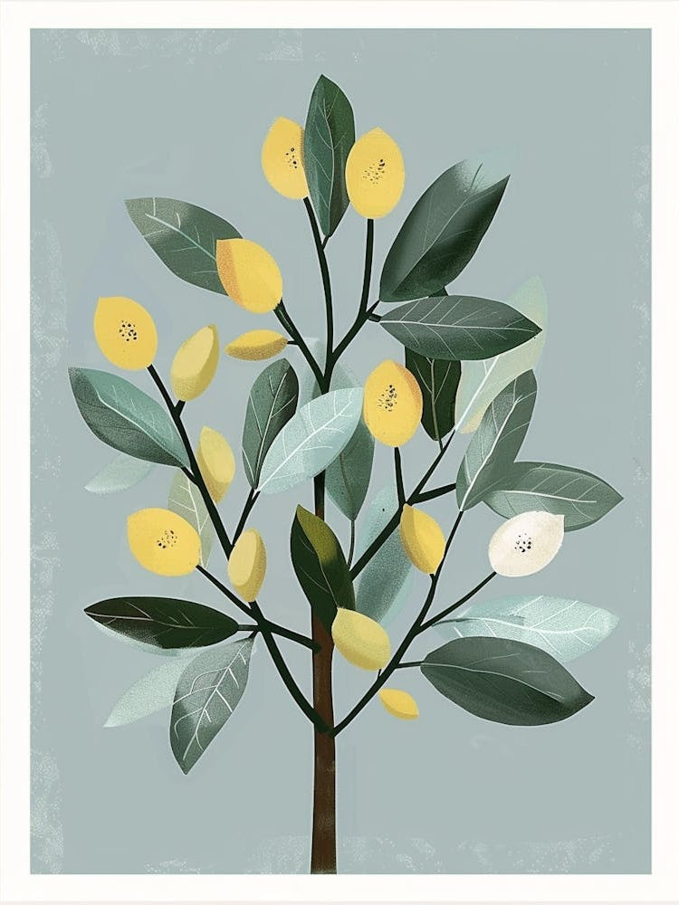Lime Tree Flat Illustration 5