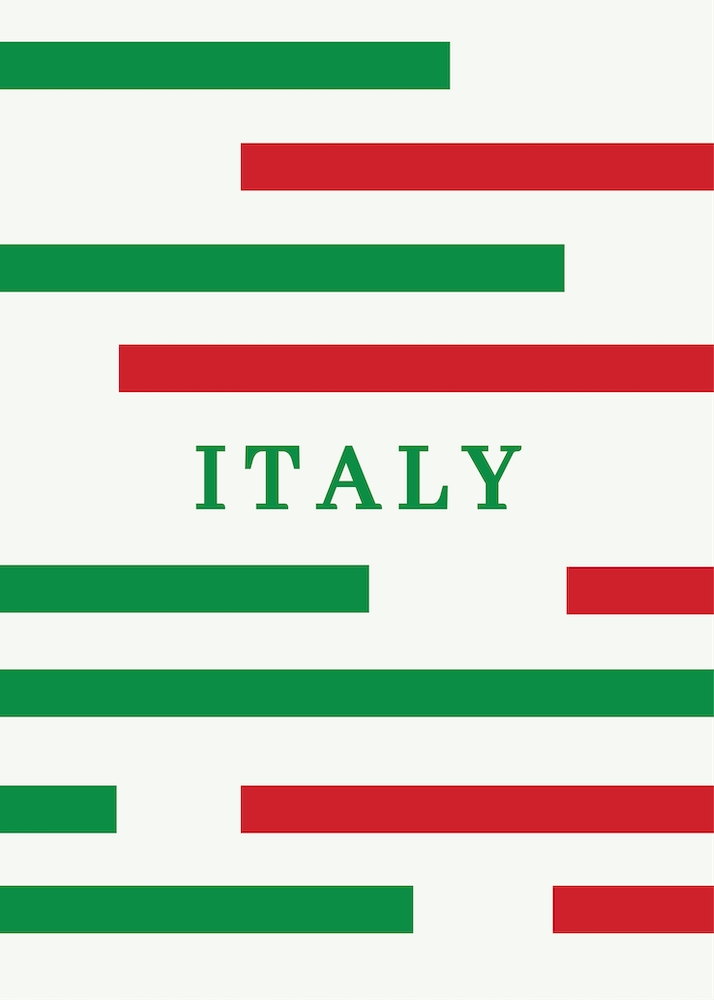 Italy White Red Green