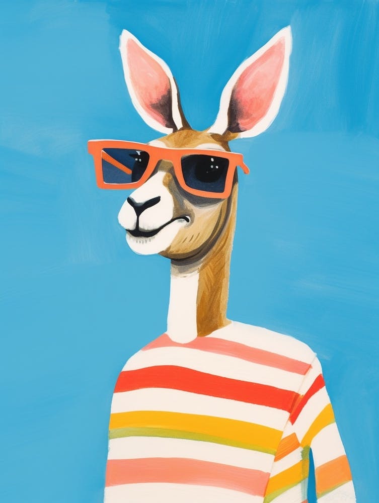 Little Gazelle 1 Wearing Sunglasses