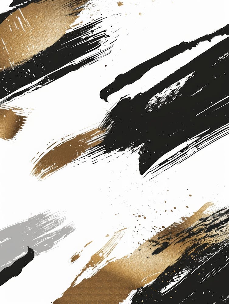 Abstract Brushstrokes Canvas Art