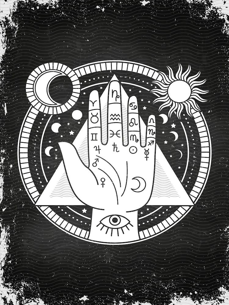 Astrology - Vintage alchemy, esotericism, spiritual, mystic 5