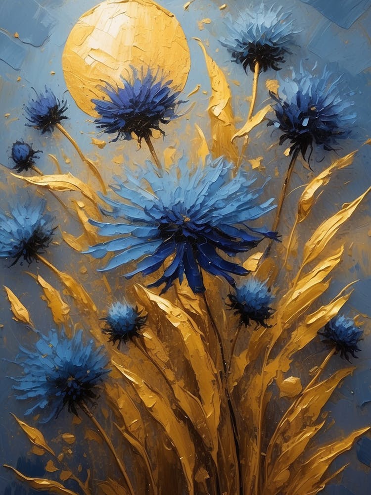 Blaue Blumen 1
