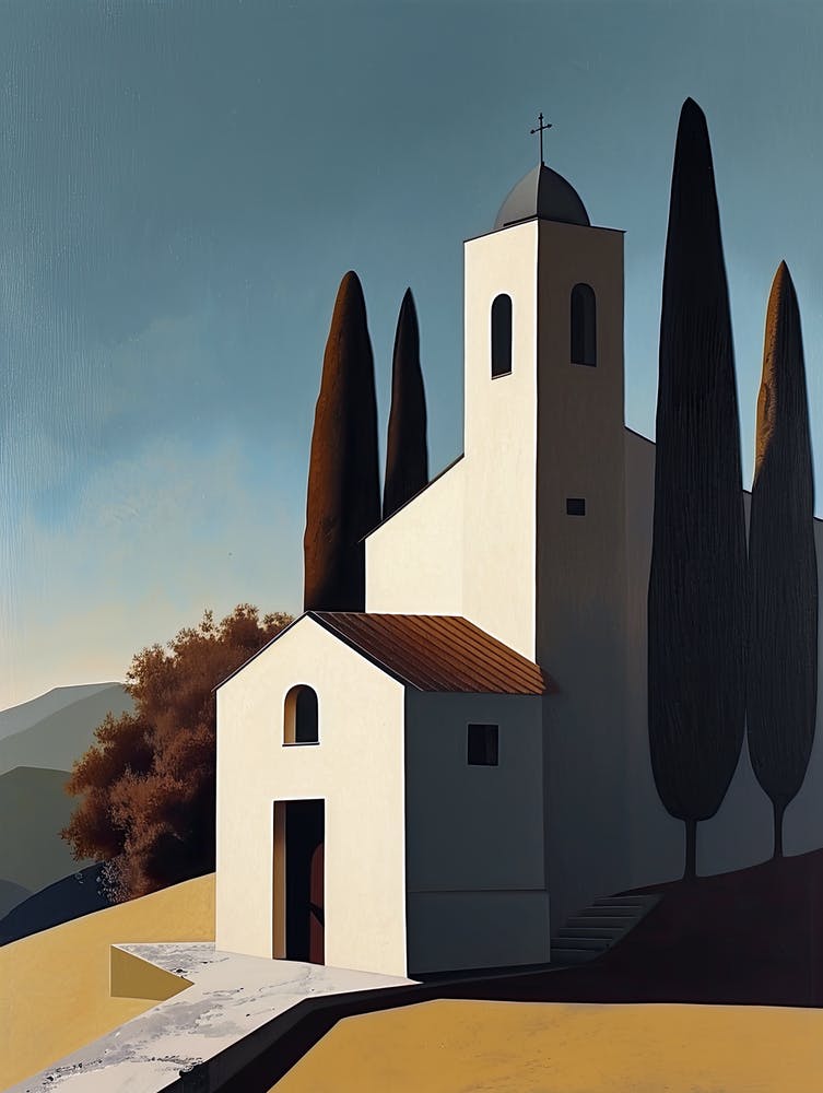 Église Dans Les Montagnes, Italy