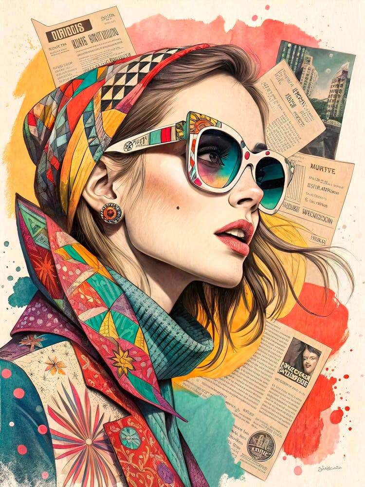 Mädchen mit Sonnenbrille