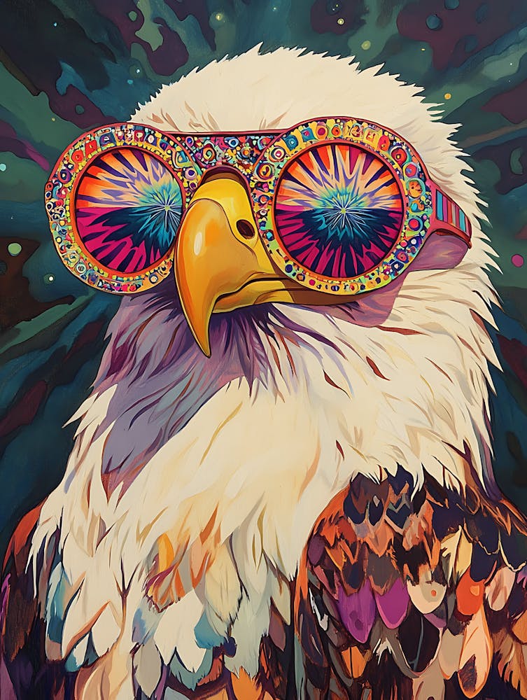 Eagle With Sunglasses 1