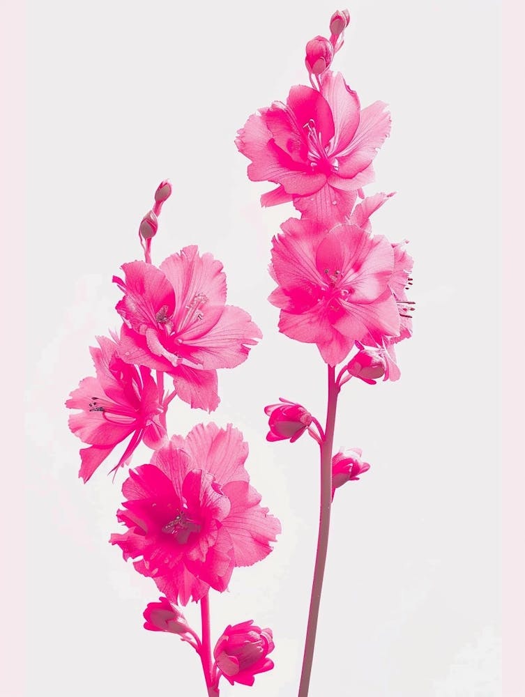 Hot Pink Delphinium 2